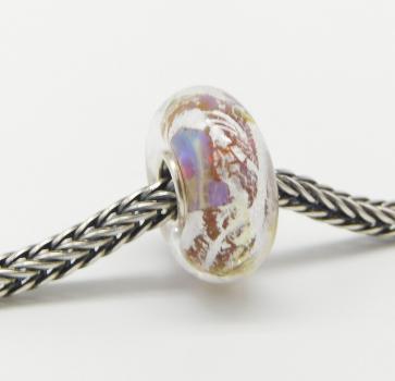 Halo Earthbead Snow - Elfbeads Glas - Originalfoto